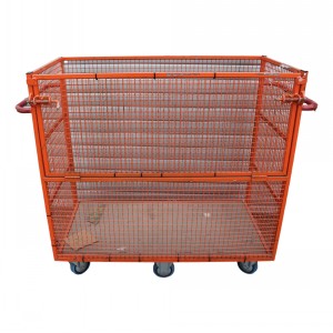 3 X Drop Side Stock Parcel Truck Trollies